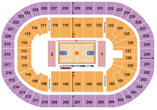 MVP Arena Harlem Globetrotters Seating Chart